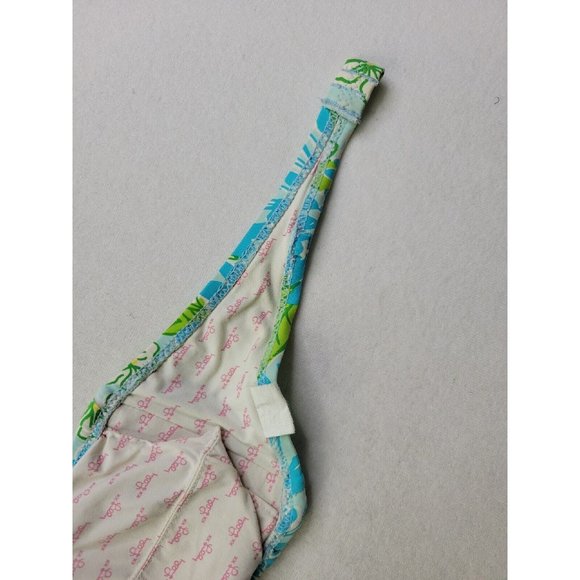 LILLY PULITZER "Keene" Bandeau Convertible Bikini Top Size Small No Straps - Picture 10 of 11